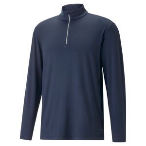 NWT Men's PUMA YouV‎ Golf 1/4 Zip Pullover Blue Size XL$65